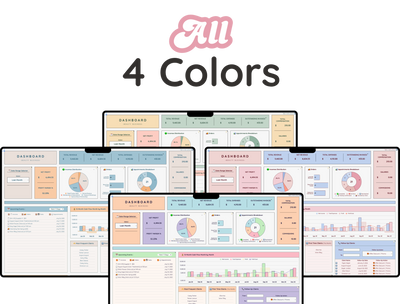 Beauty Business Spreadsheet – All-in-One Salon & Booking Planner