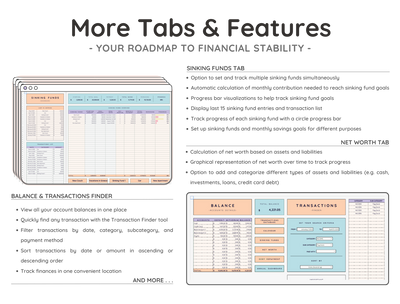 Annual & Monthly Budget Planner – Income & Expense Spreadsheet