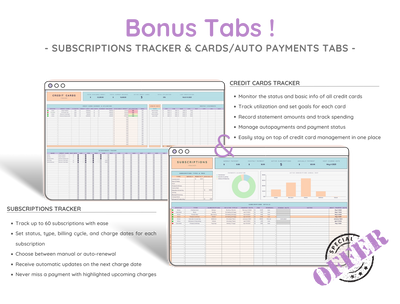 Annual & Monthly Budget Planner – Income & Expense Spreadsheet