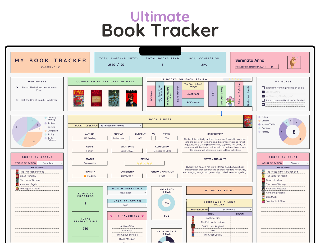 Book & Reading Tracker