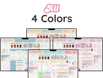 Reading Tracker Spreadsheet – Book Log & Reading Challenge Planner