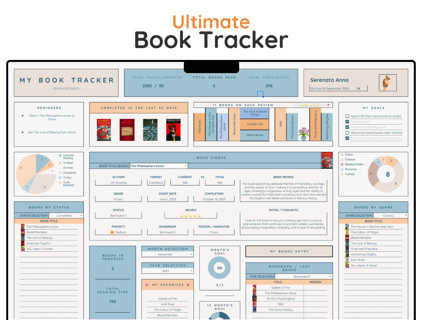 Book & Reading Tracker