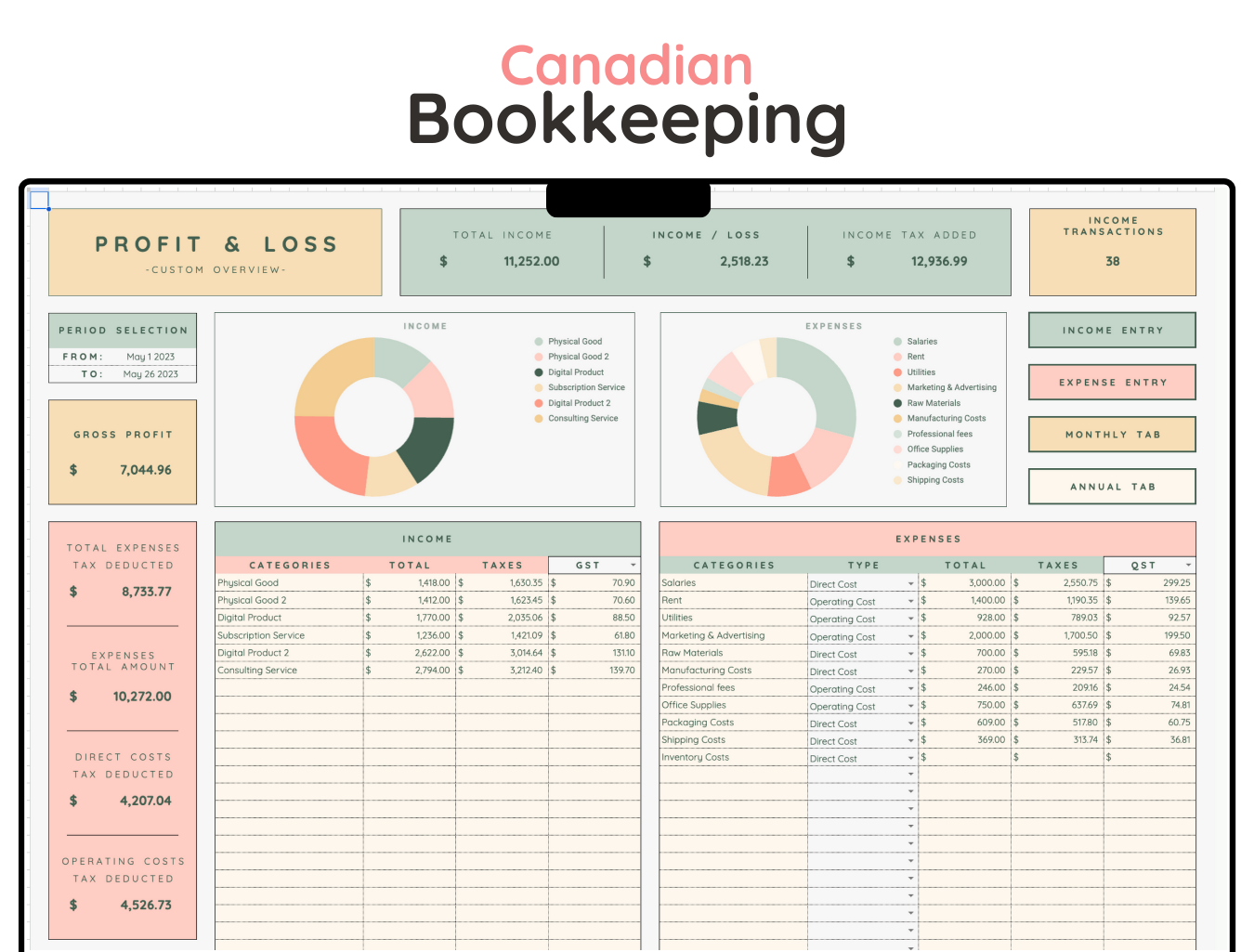 Canadian Bookkeeping