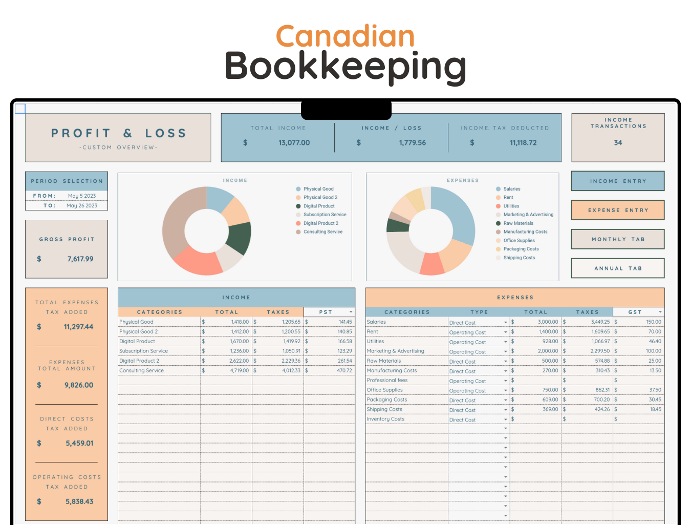 Canadian Bookkeeping