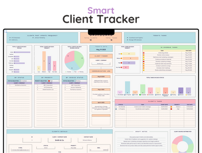 Client Tracker Spreadsheet – Simple CRM for Small Business