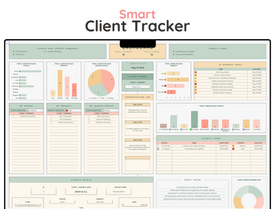 Client Tracker Spreadsheet – Simple CRM for Small Business
