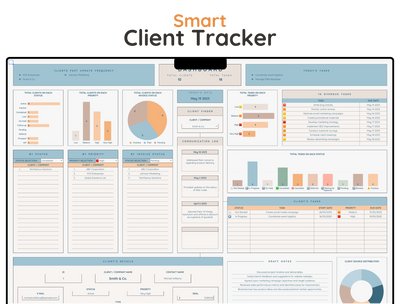 Client Tracker Spreadsheet – Simple CRM for Small Business