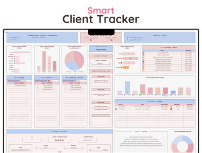 Client Tracker Spreadsheet – Simple CRM for Small Business