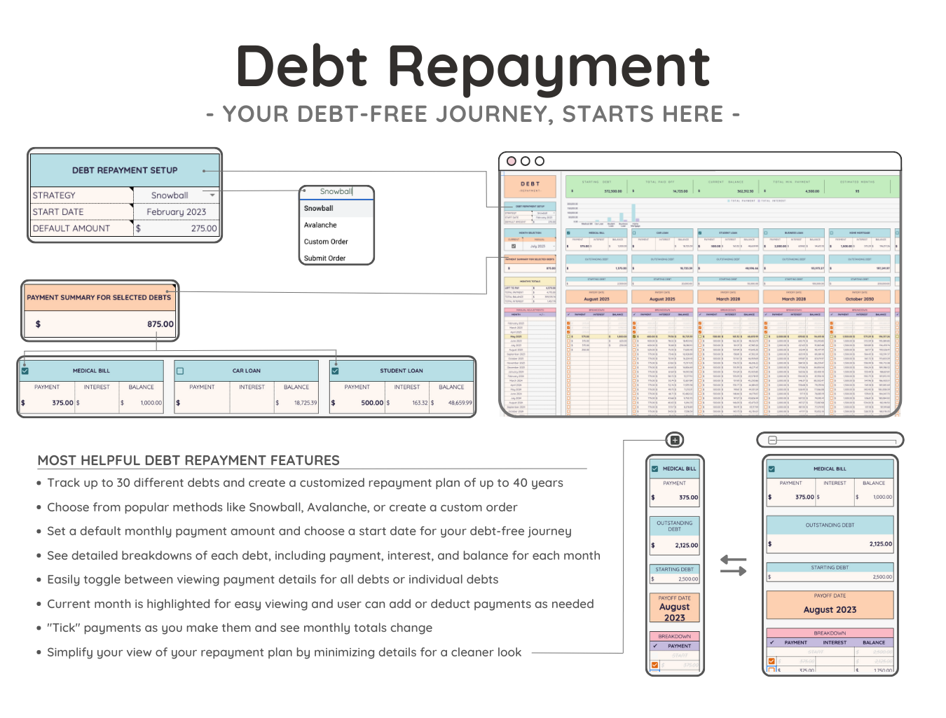 Debt Repayment Tracker