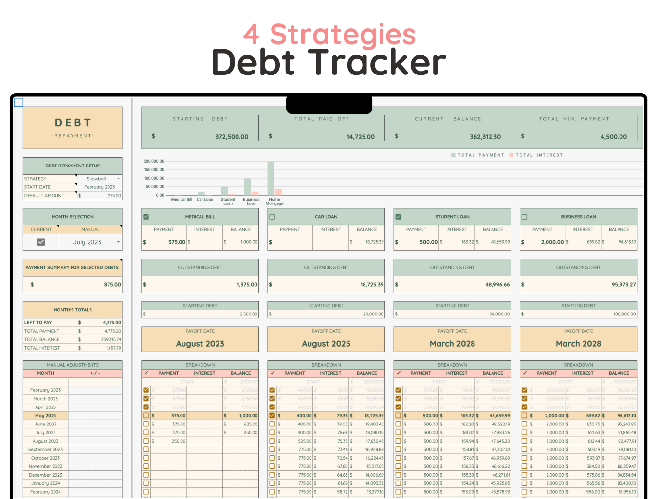 Debt Repayment Tracker