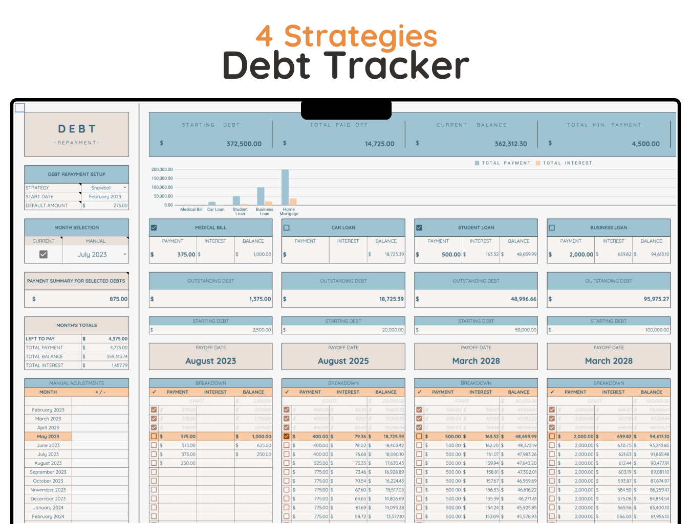 Debt Repayment Tracker