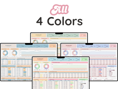Annual Budget Spreadsheet – Yearly Money & Expense Planner