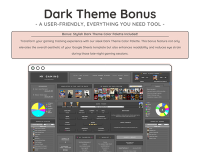Video Game Backlog Tracker Spreadsheet – Gaming Collection Log