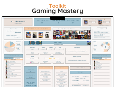 Video Game Backlog Tracker Spreadsheet – Gaming Collection Log