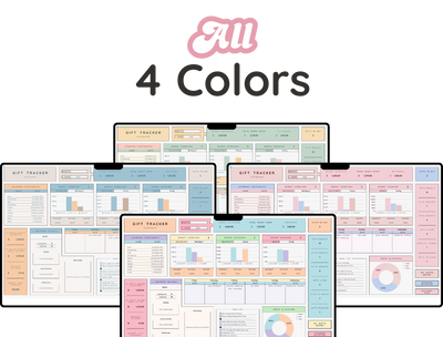 Gift Tracker Spreadsheet – Christmas & Holiday Gift Planner