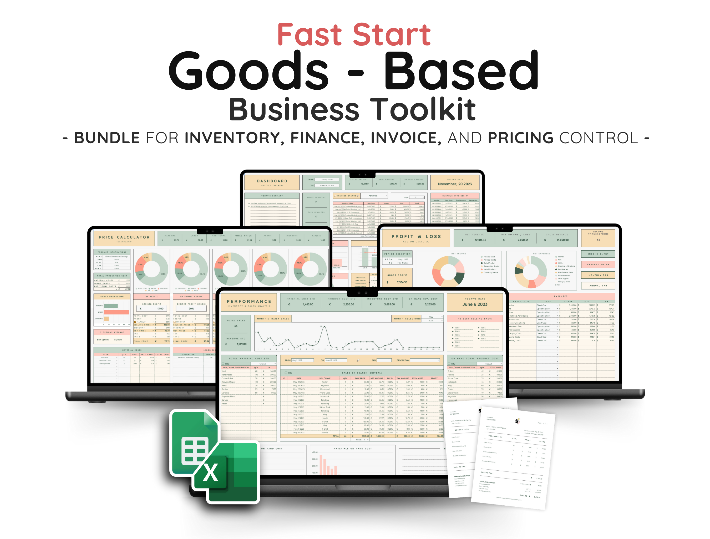 Fast Start Goods-Based Business Toolkit (Bundle)