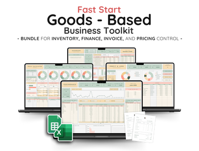 Product Business Starter Bundle – Inventory, Pricing & Bookkeeping Spreadsheets