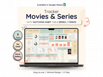 Movie & TV Series Tracker Spreadsheet – Watchlist Planner