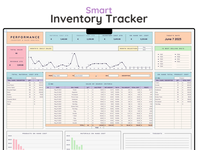 Inventory Tracker Spreadsheet – Small Business Stock Management