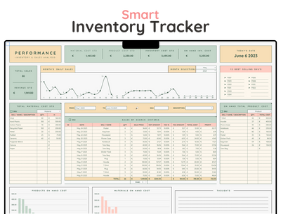 Inventory Tracker Spreadsheet – Small Business Stock Management
