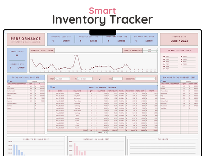 Inventory Tracker Spreadsheet – Small Business Stock Management