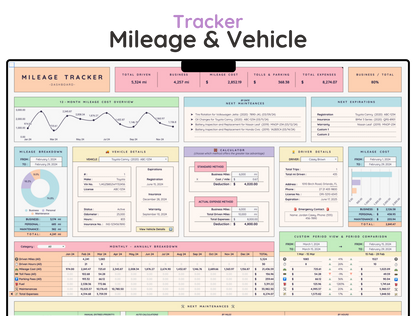 Vehicle & Mileage Tracker