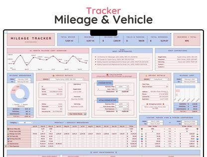 Vehicle & Mileage Tracker