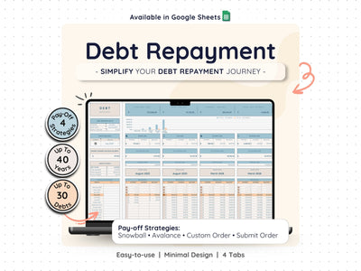 Debt Payoff Tracker Spreadsheet – Snowball & Avalanche Planner