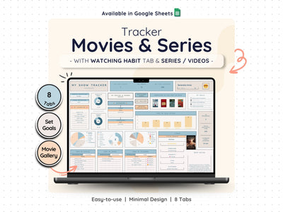 Movie & TV Series Tracker Spreadsheet – Watchlist Planner