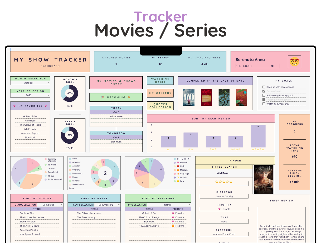 Movies & Series Tracker