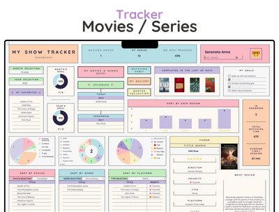 Movie & TV Series Tracker Spreadsheet – Watchlist Planner