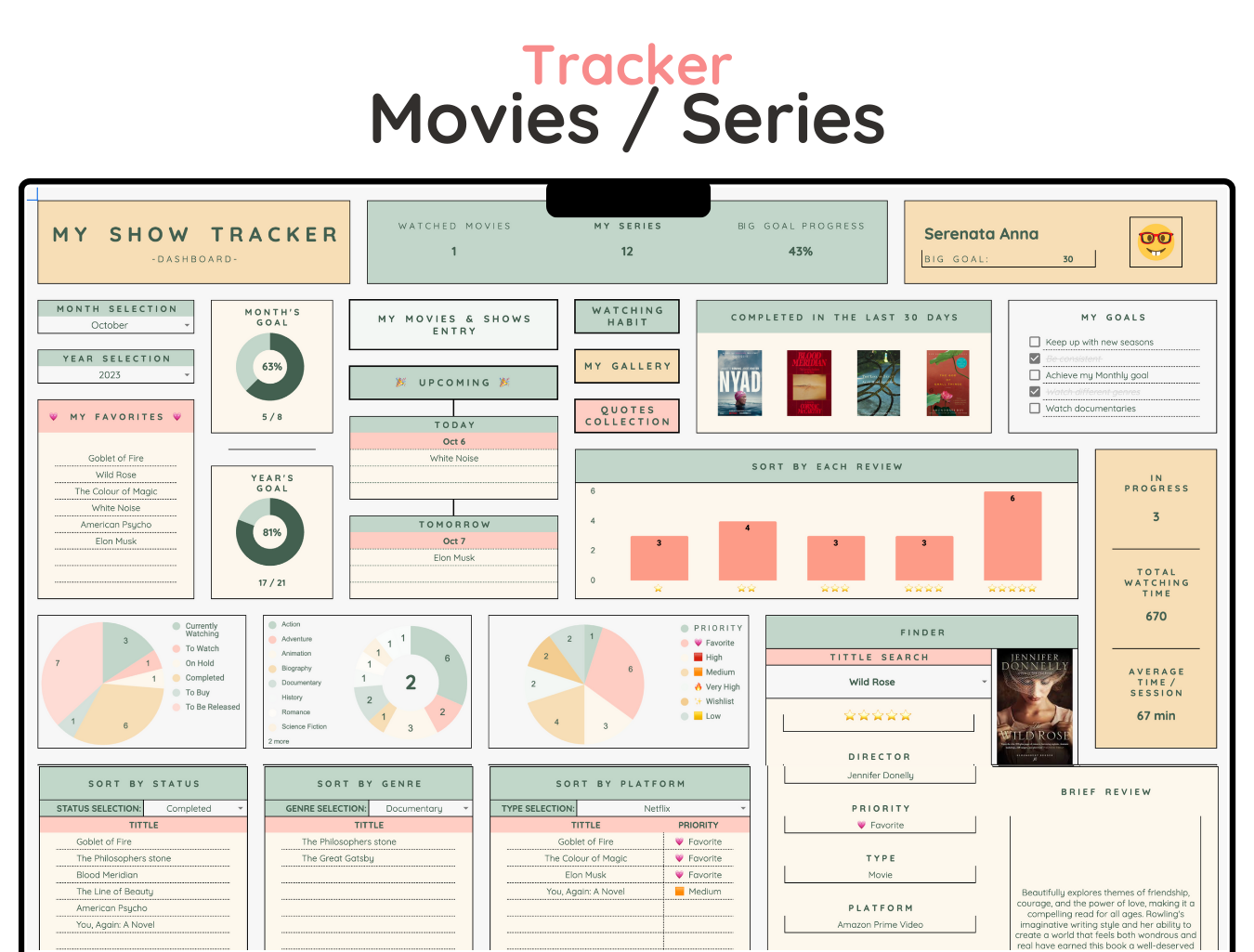 Movies & Series Tracker