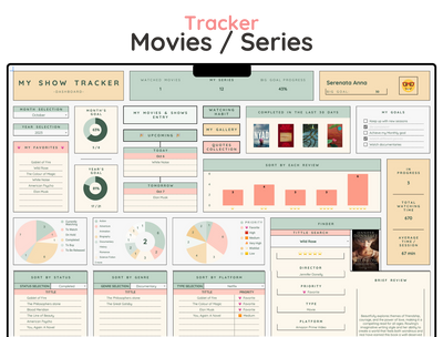 Movie & TV Series Tracker Spreadsheet – Watchlist Planner