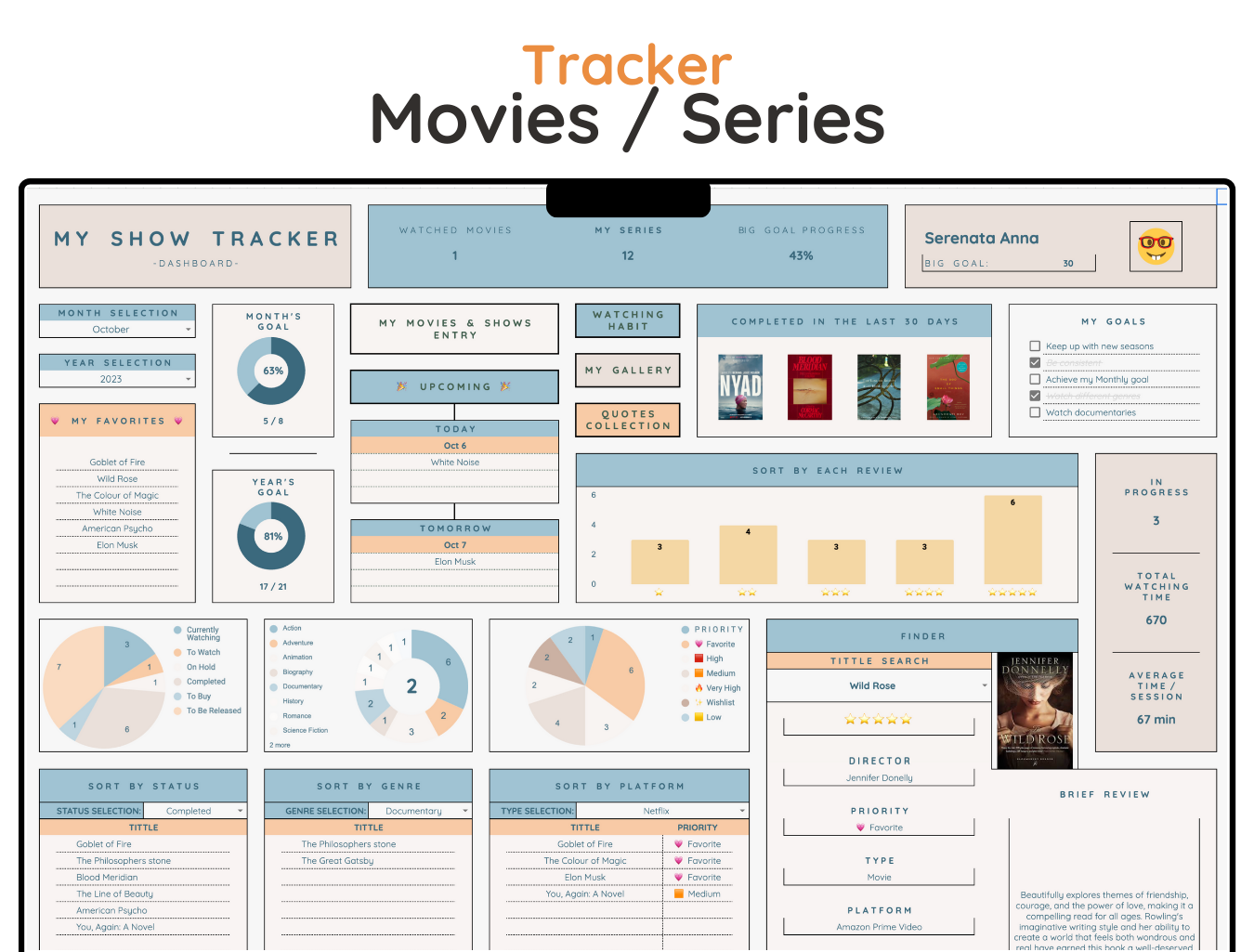 Movies & Series Tracker