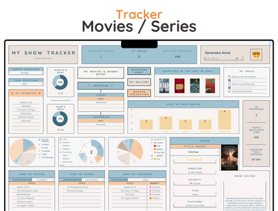 Movie & TV Series Tracker Spreadsheet – Watchlist Planner