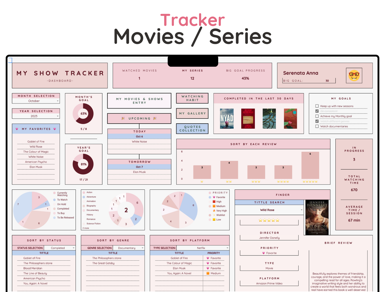 Movies & Series Tracker