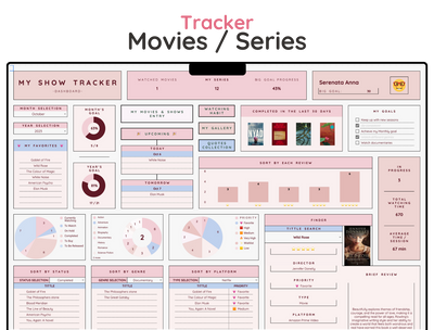 Movie & TV Series Tracker Spreadsheet – Watchlist Planner
