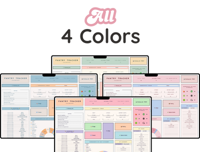 Pantry Inventory Tracker Spreadsheet – Kitchen & Food Stock List