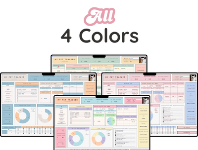 Pet Care Tracker Spreadsheet – Health, Vet & Feeding Log