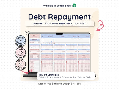 Debt Payoff Tracker Spreadsheet – Snowball & Avalanche Planner
