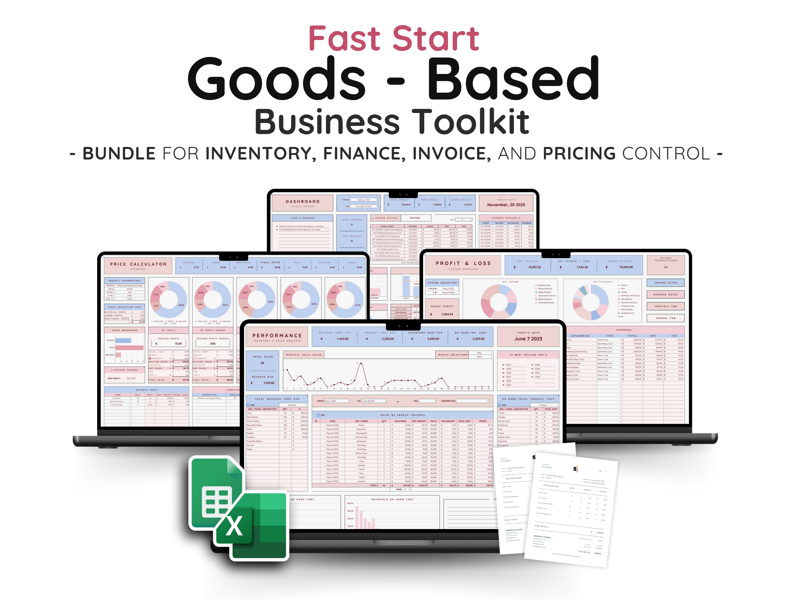 Fast Start Goods-Based Business Toolkit (Bundle)
