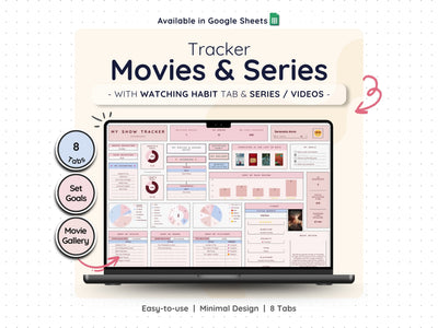 Movie & TV Series Tracker Spreadsheet – Watchlist Planner
