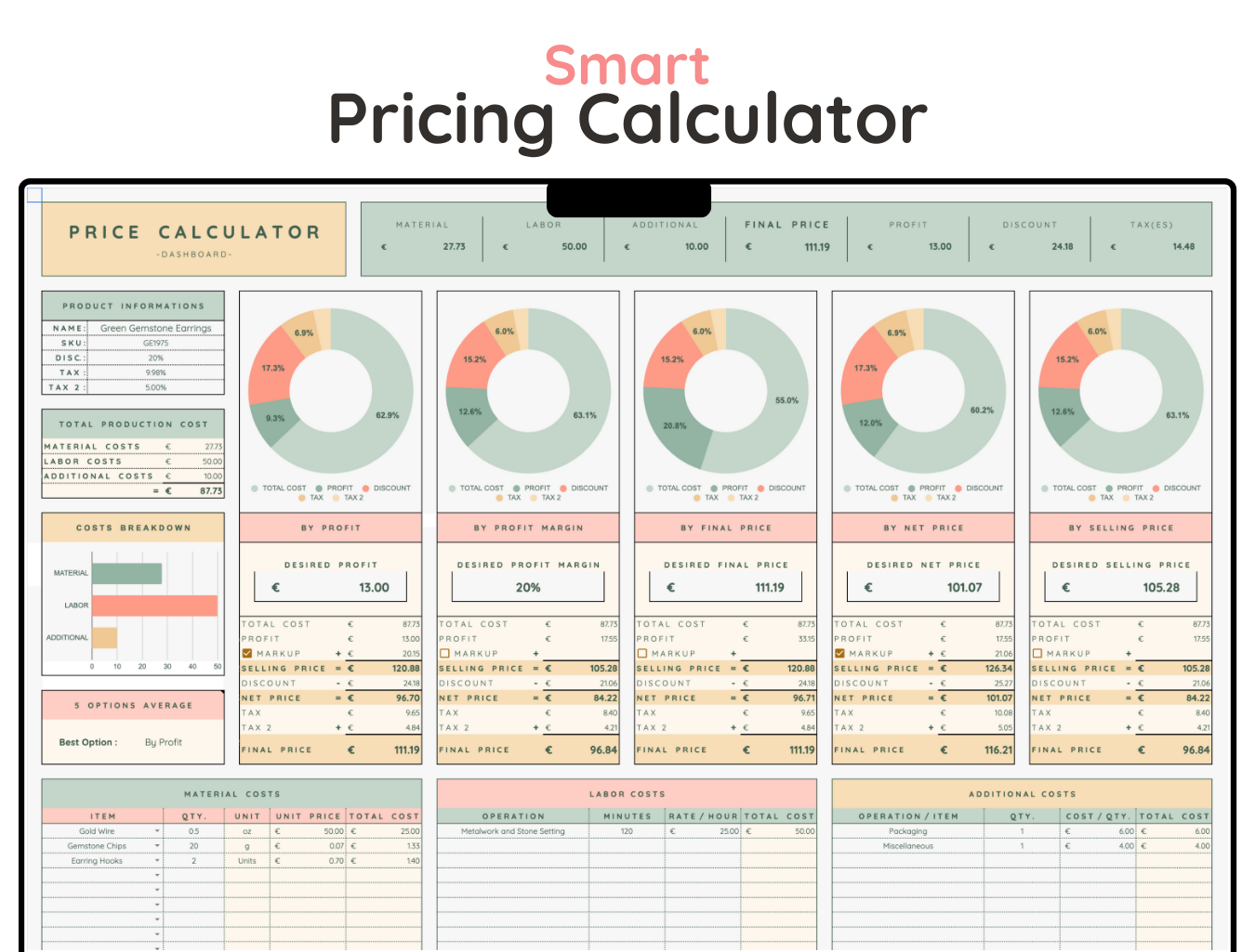 Price & Profit Calculator