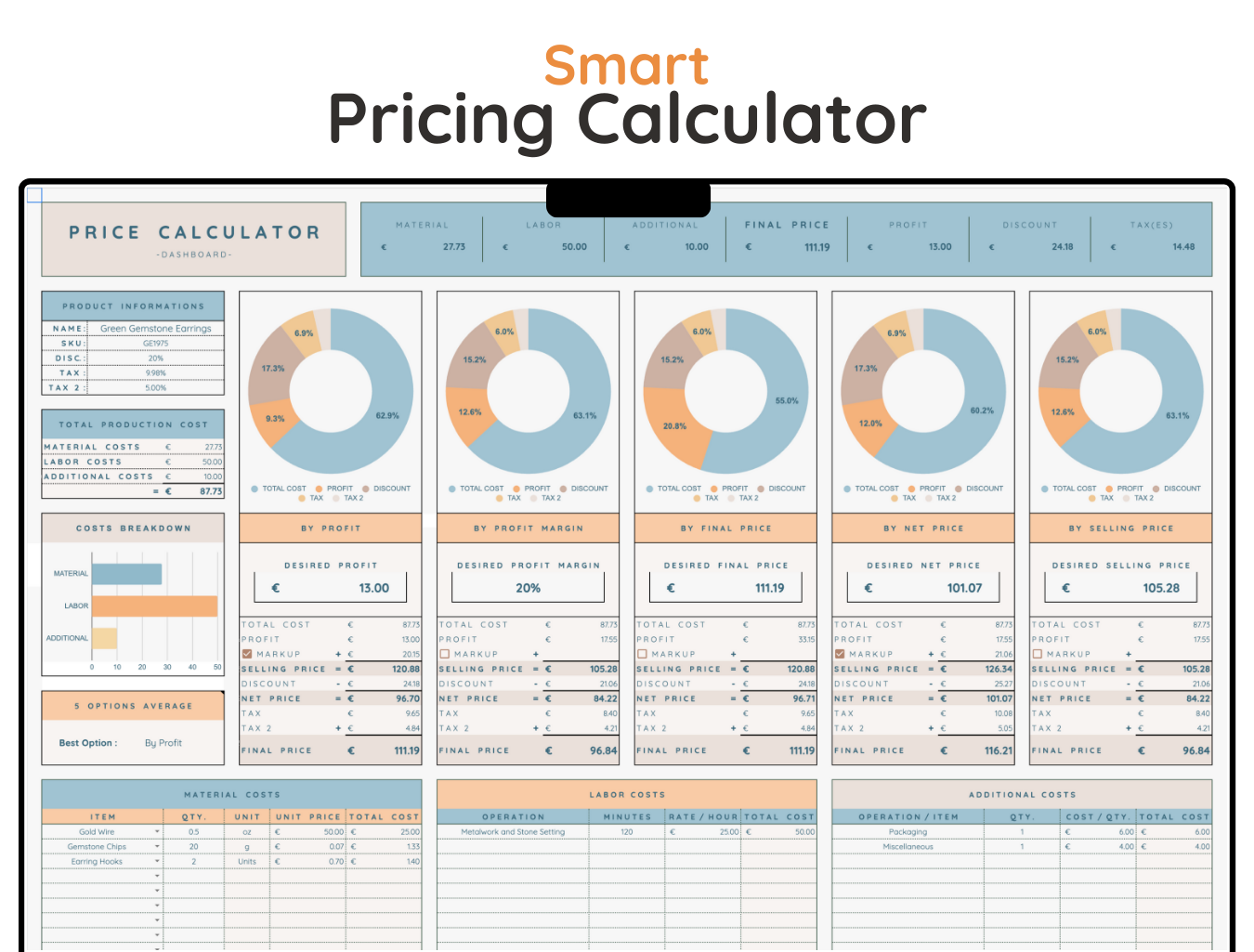 Price & Profit Calculator