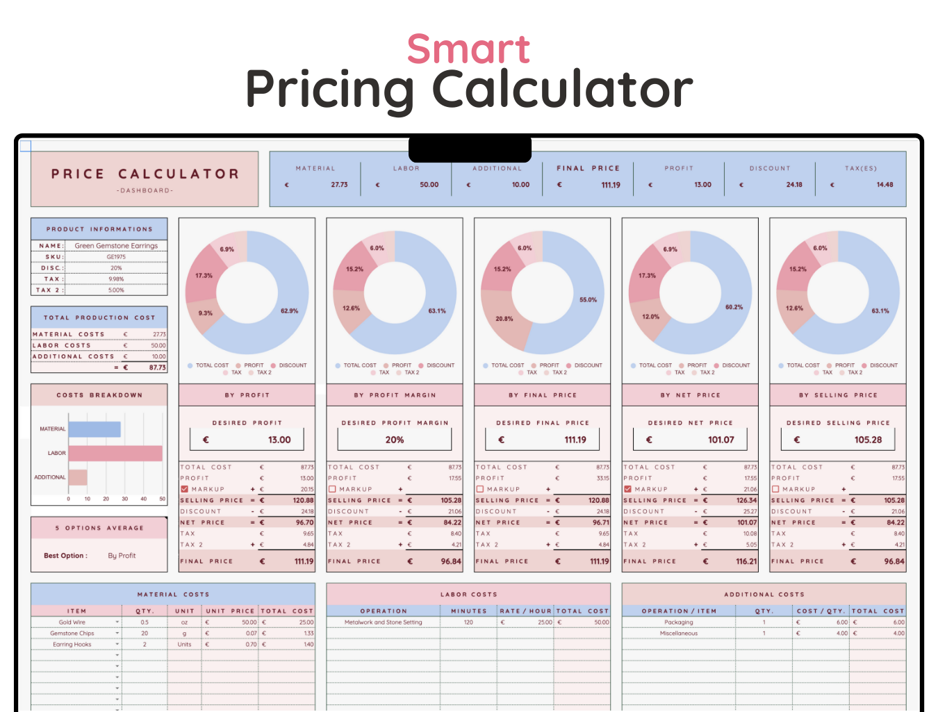 Price & Profit Calculator