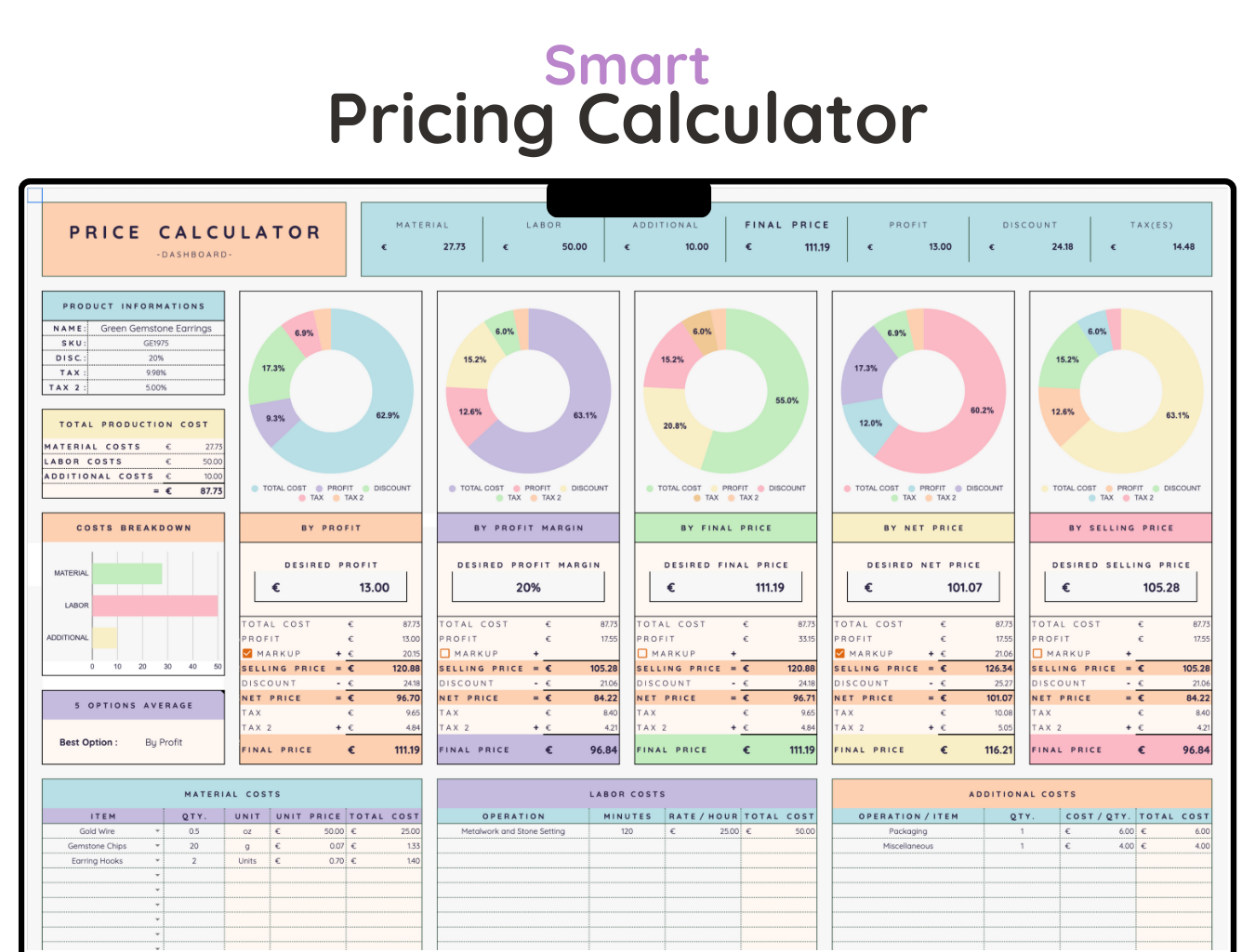 Price & Profit Calculator