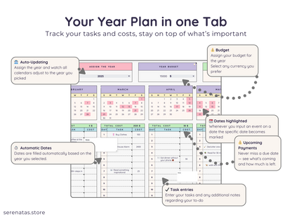 Easy Annual Task Planner