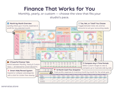Beauty Business Spreadsheet – All-in-One Salon & Booking Planner