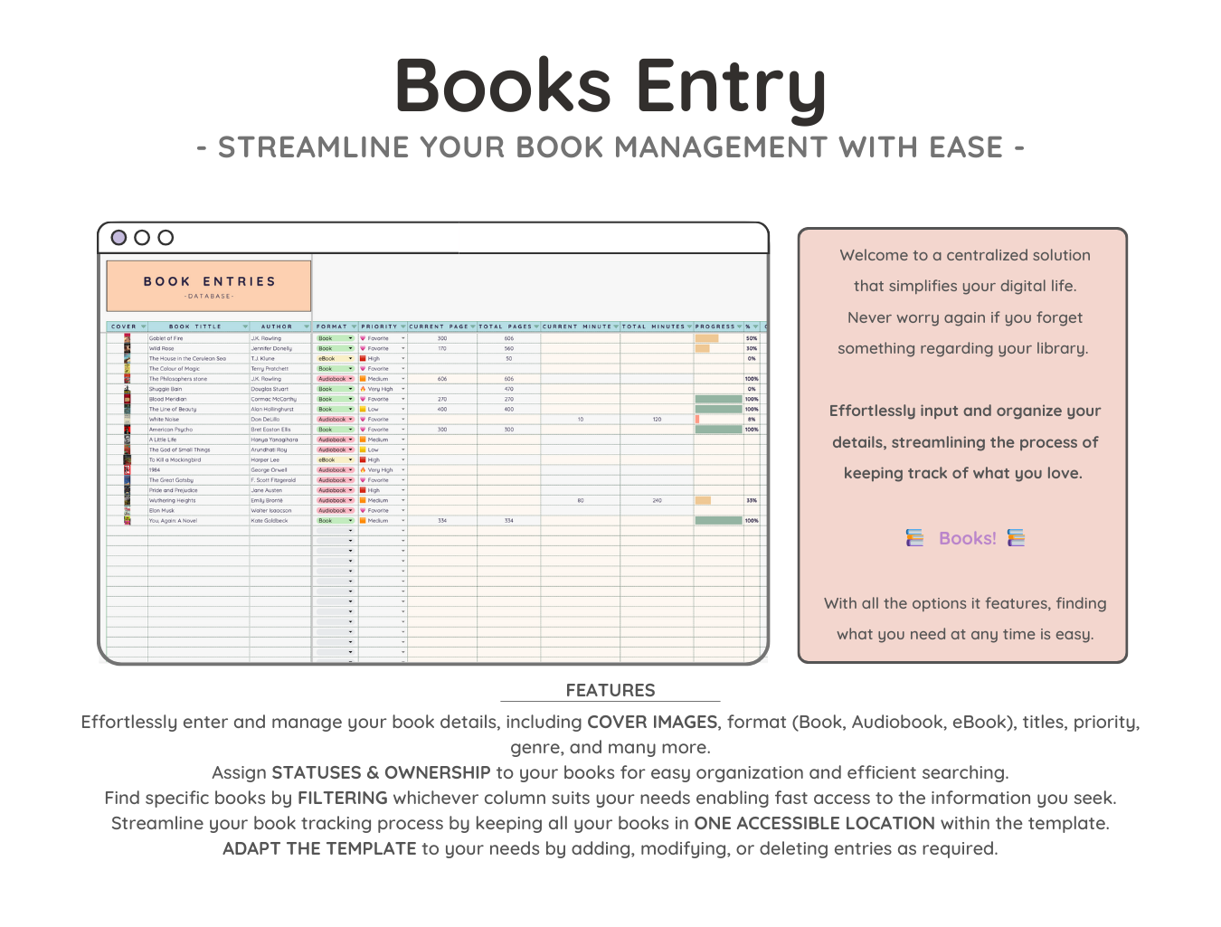 Book & Reading Tracker