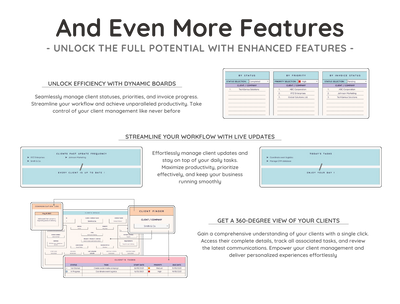 Client Tracker Spreadsheet – Simple CRM for Small Business